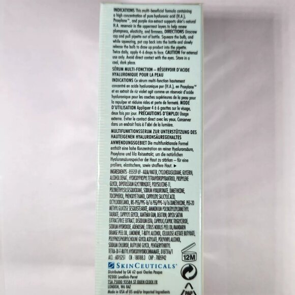 2Pk SkinCeuticals H.A. Intensifier Multi-Glycan Volumizing Serum 30ml Sealed - Picture 3 of 4
